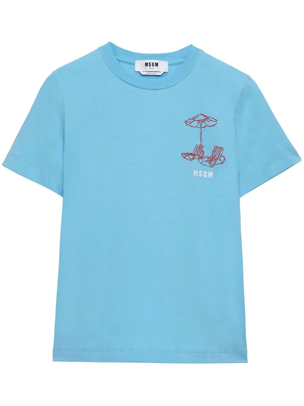 Embroidered-Motif T-Shirt