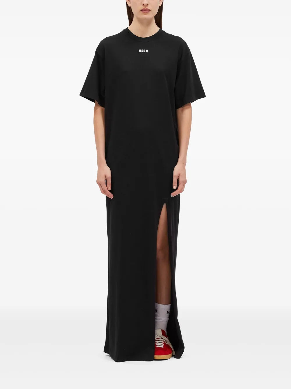 Logo-Print Maxi Dress