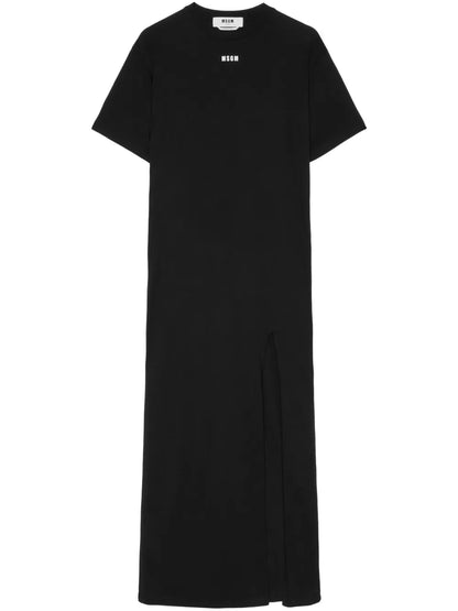 Logo-Print Maxi Dress
