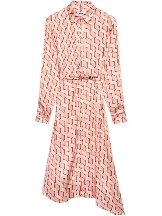 Geometric-Pattern Dress