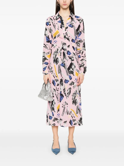 Crepe Maxi Dress