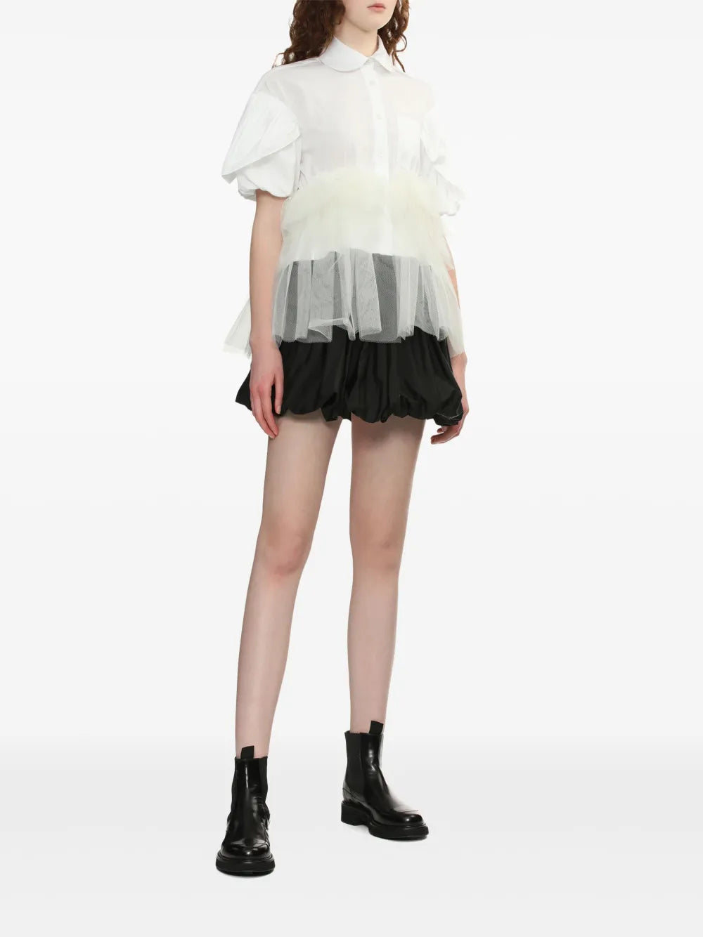 Ruffle-Detail Blouse