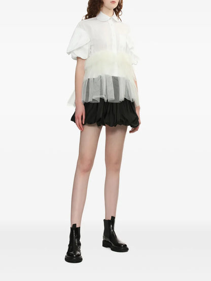 Ruffle-Detail Blouse