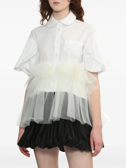 Ruffle-Detail Blouse