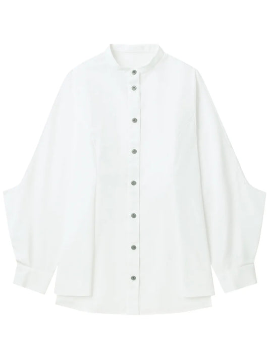 Draped-Detail Shirt