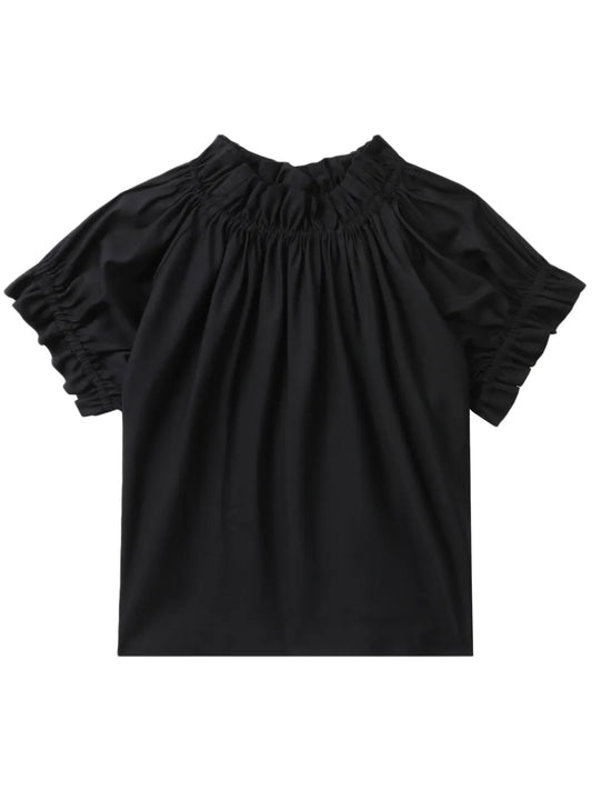 Gathered Ruffle Top