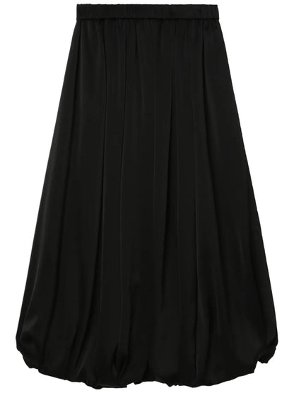 Pleated Midi Skirt