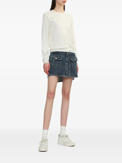 Crew Neck Cardigan
