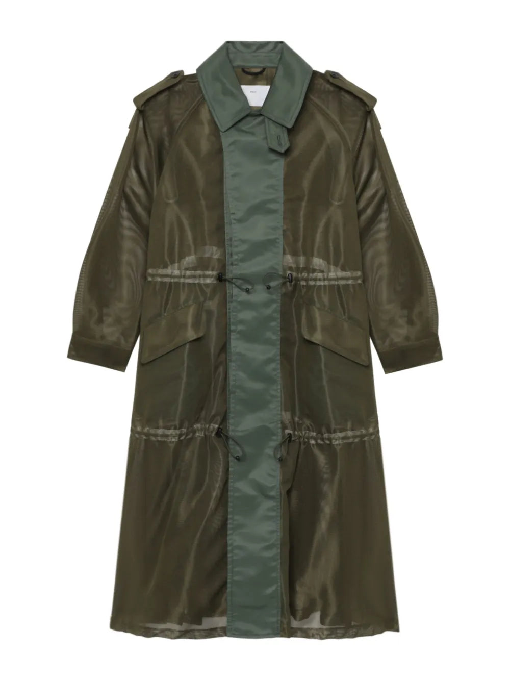 Panelled Trench Coat