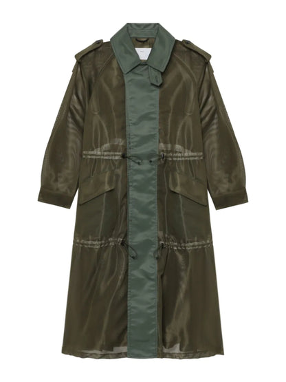 Panelled Trench Coat