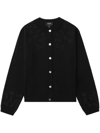 Crew Neck Cardigan