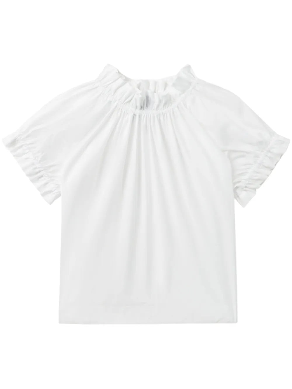 Gathered Ruffle Top