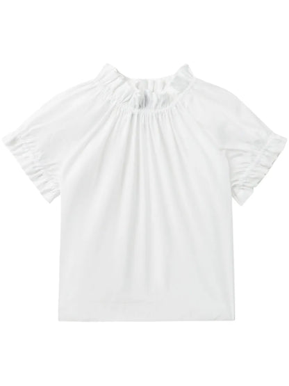 Gathered Ruffle Top