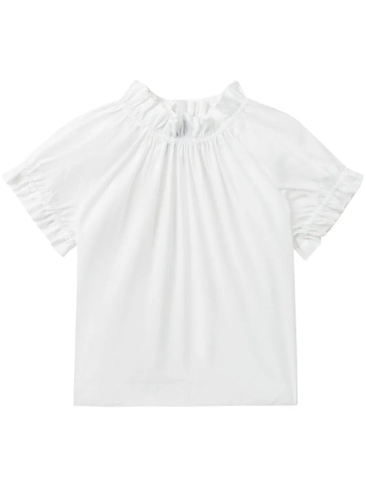 Gathered Ruffle Top