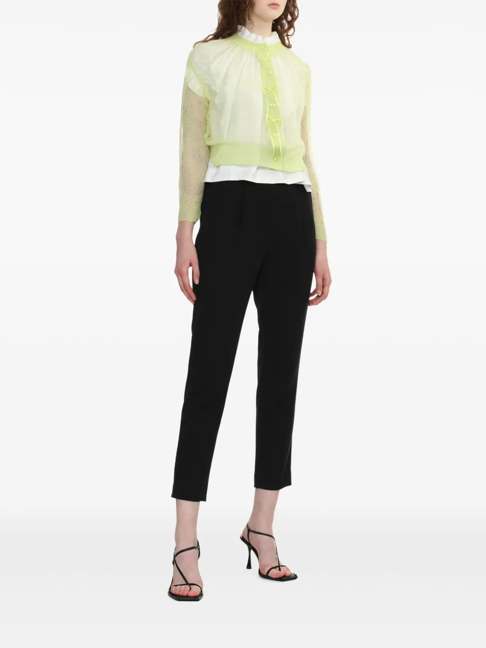 Gathered Ruffle Top