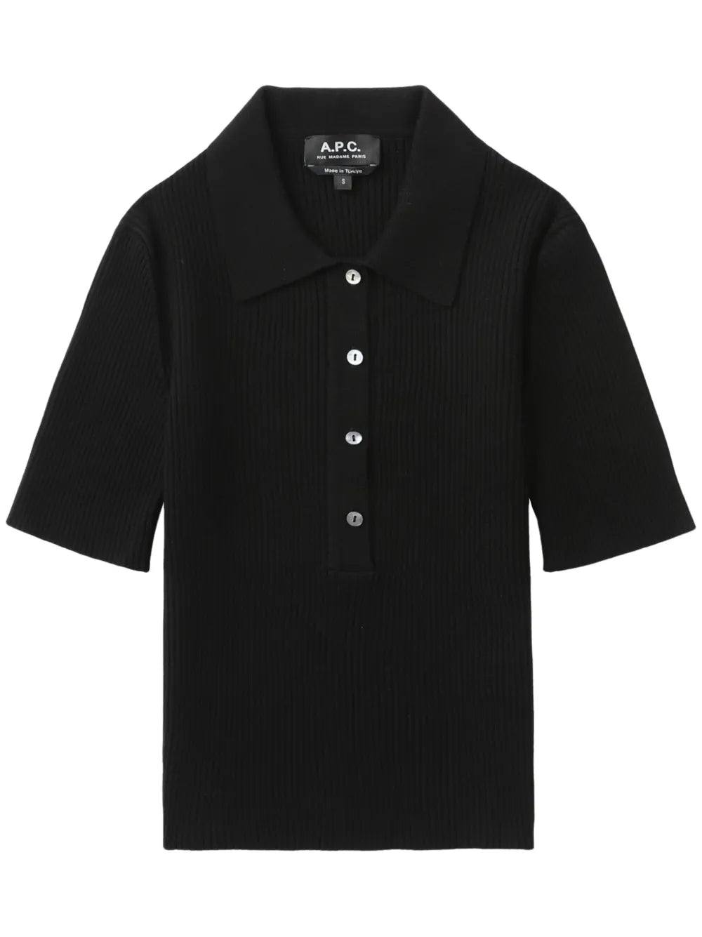 Ribbed Polo Shirt