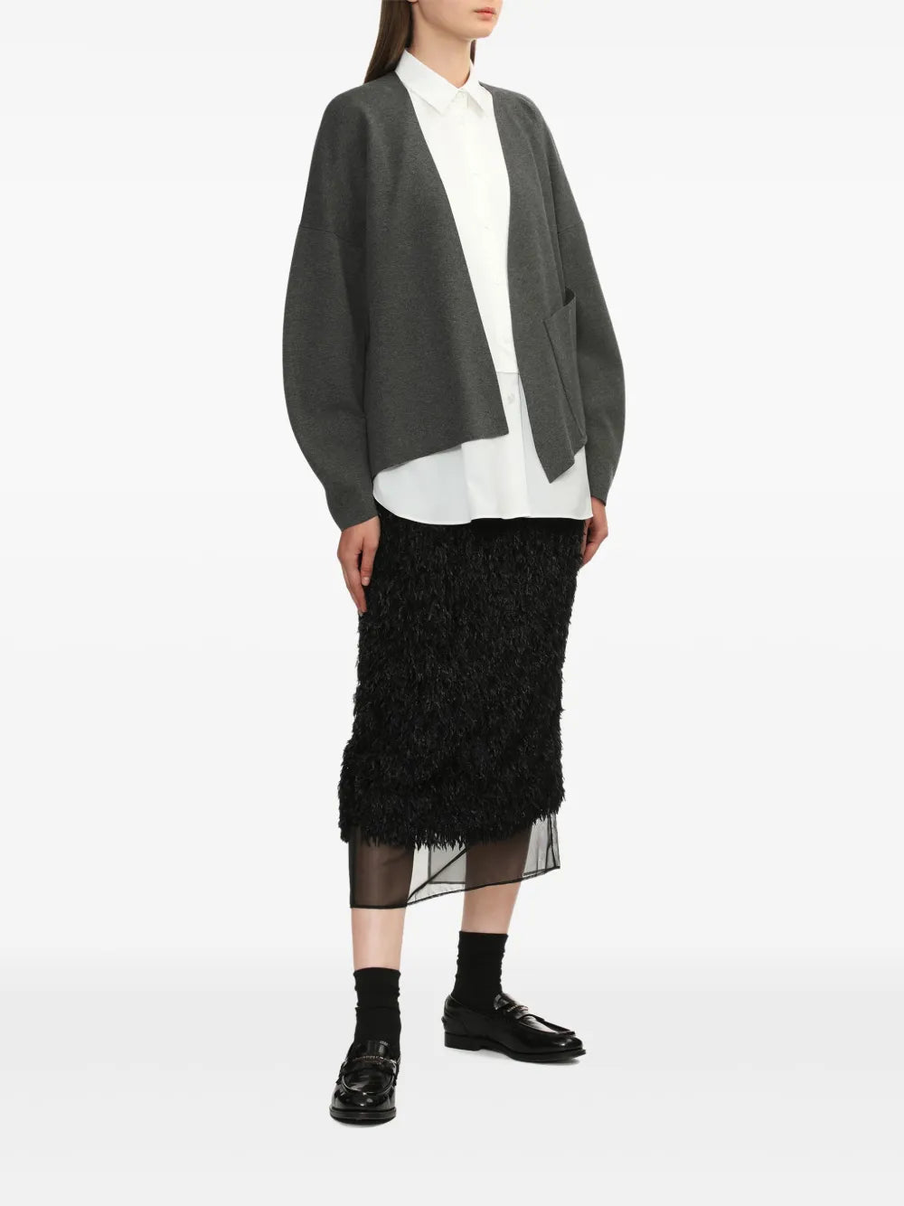 Layered Midi Skirt