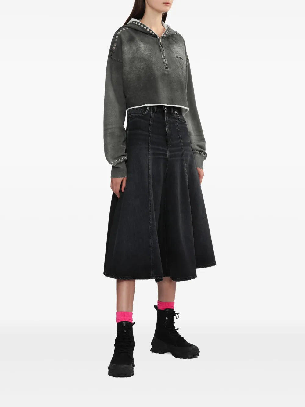 A-Line Denim Skirt