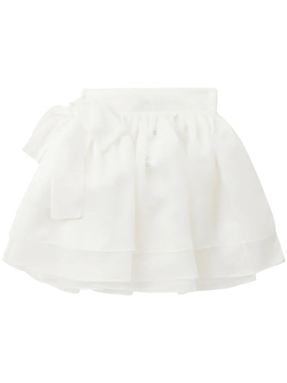 Bow-Detailing Mini Skirt