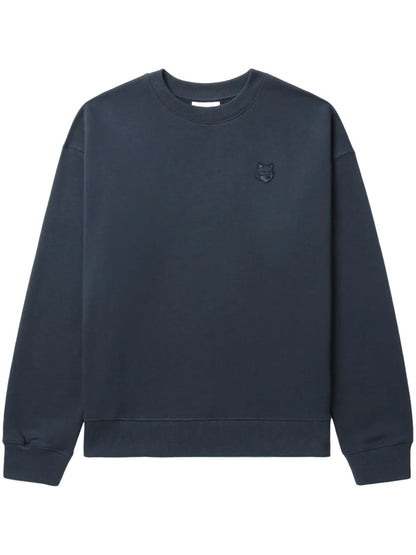 Bold Fox Head-Patch Sweatshirt