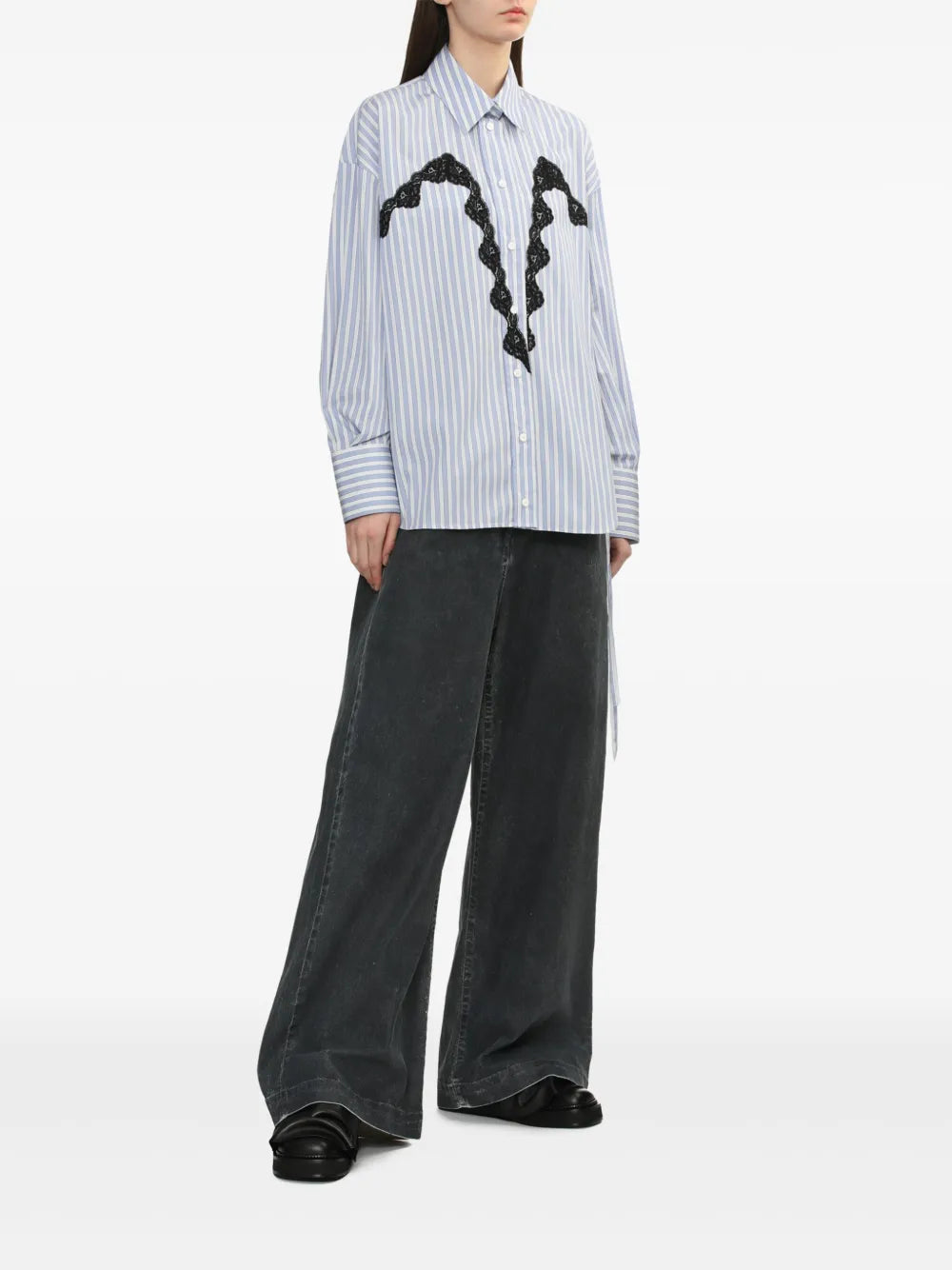Lace-Trim Shirt