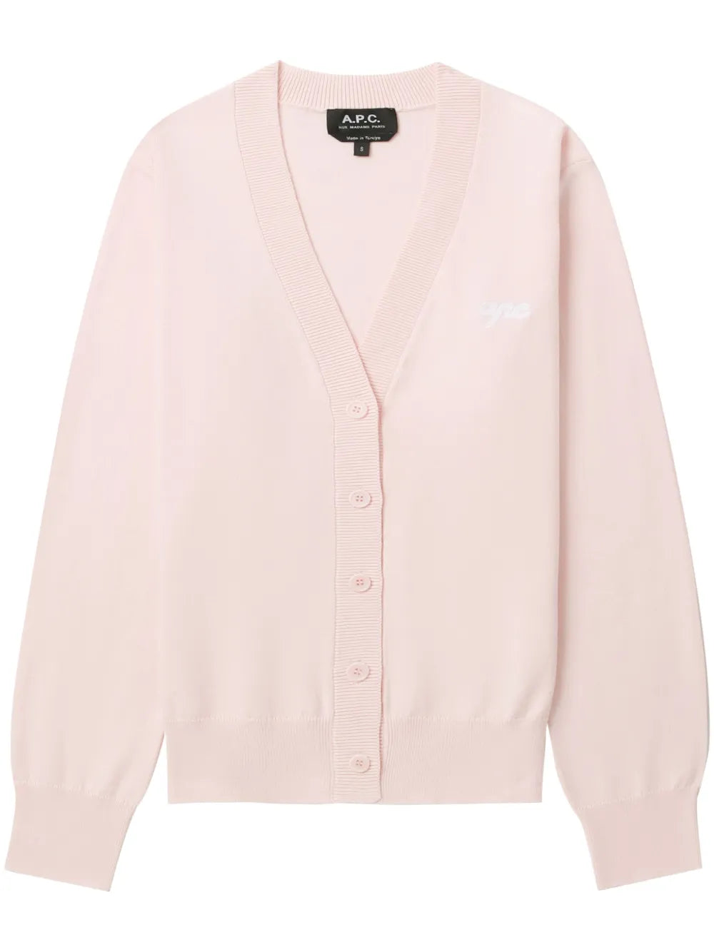 Logo-Embroidered Cotton Cardigan