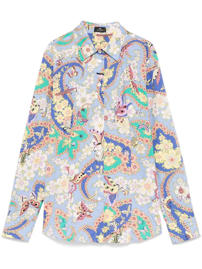 Floral-Print Shirt