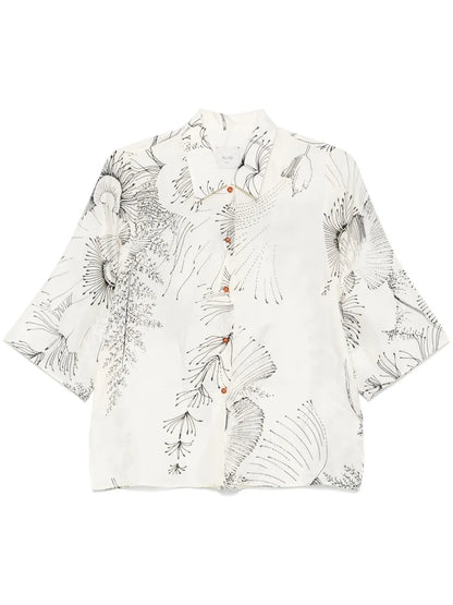 Floral-Print Shirt