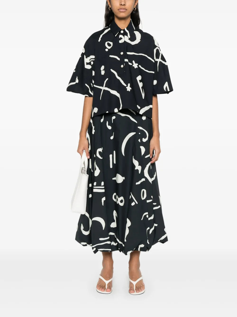 Abstract-Print Shirt