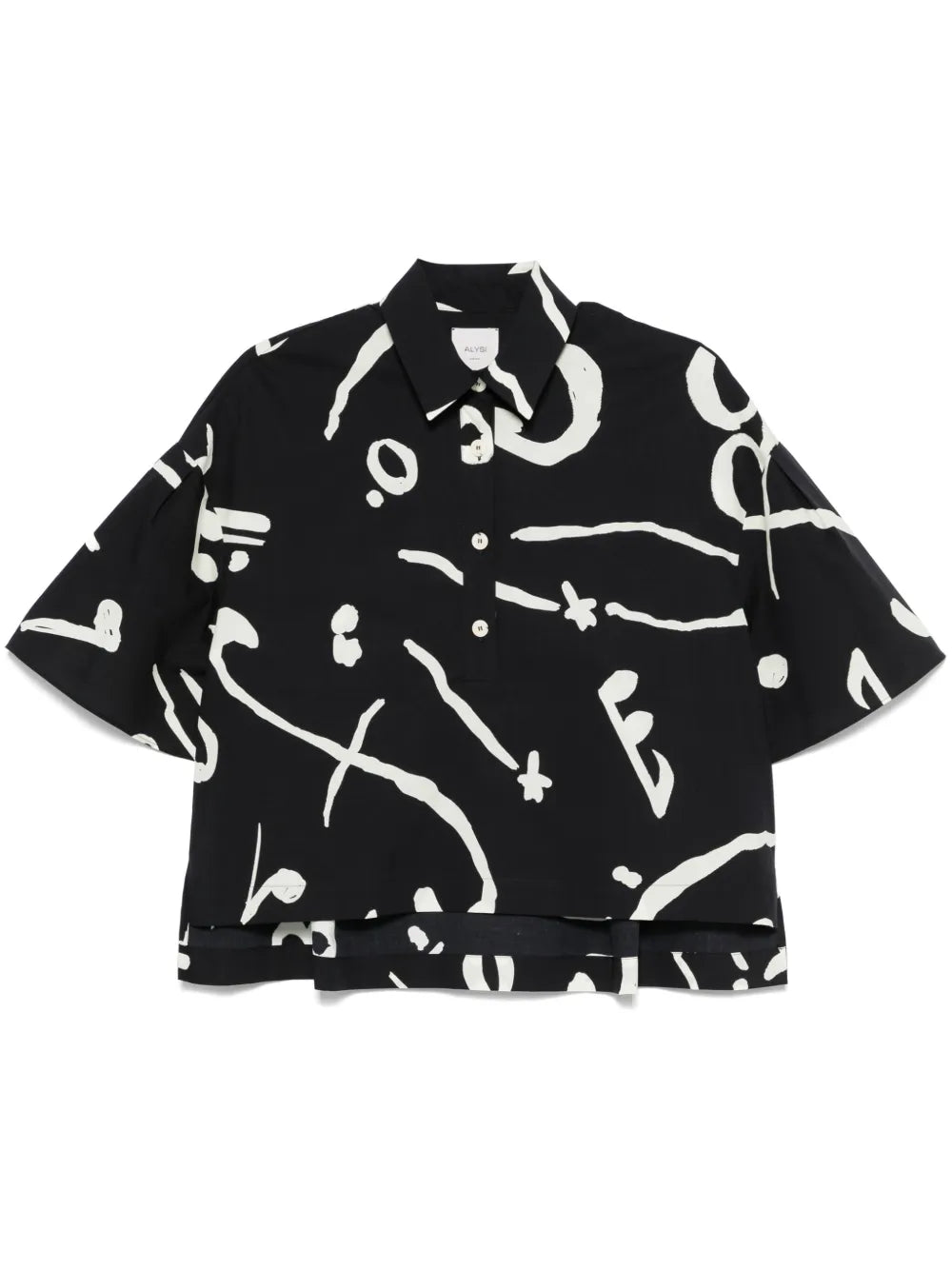 Abstract-Print Shirt