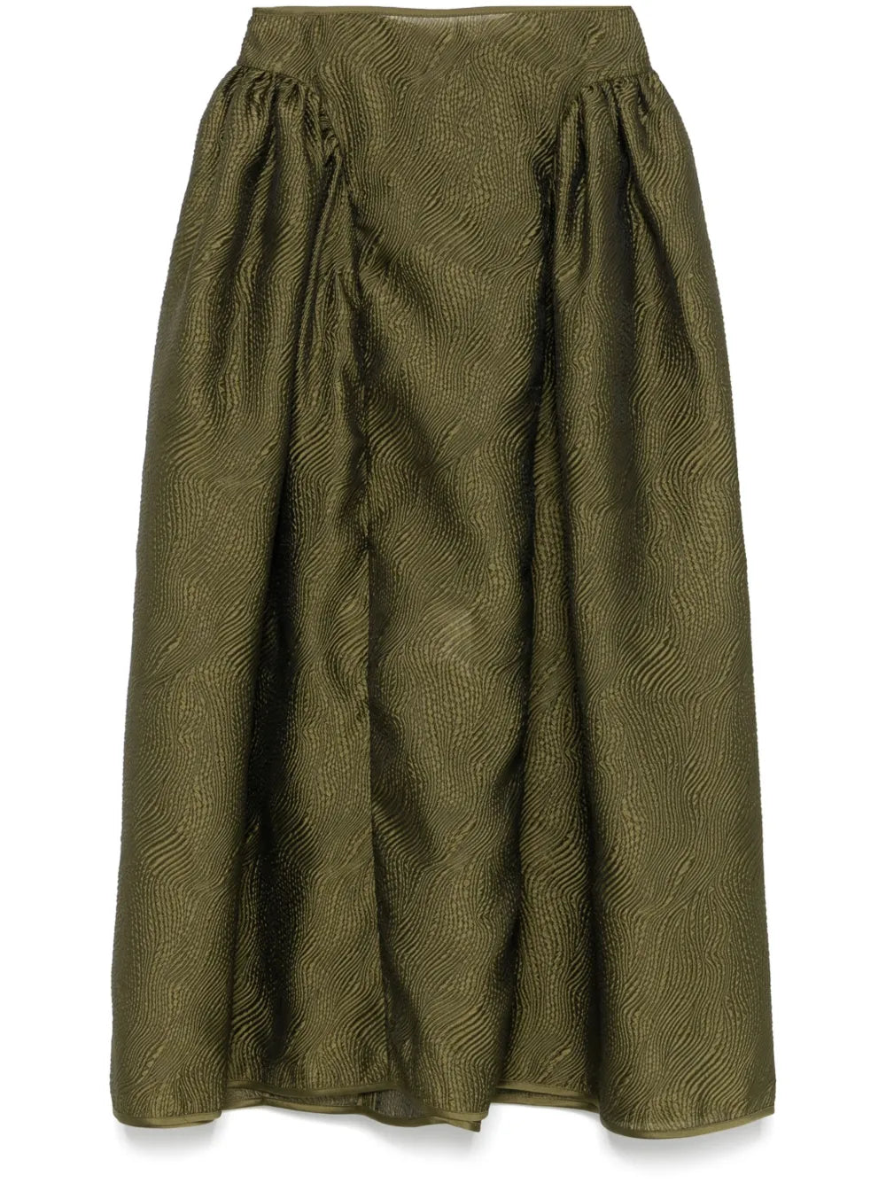 Textured Midi Skirt