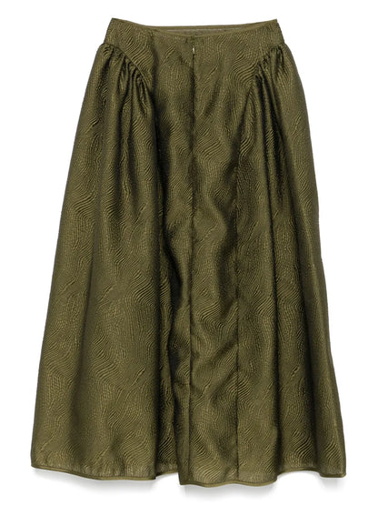 Textured Midi Skirt