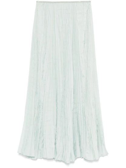 Pleated Midi Skirt