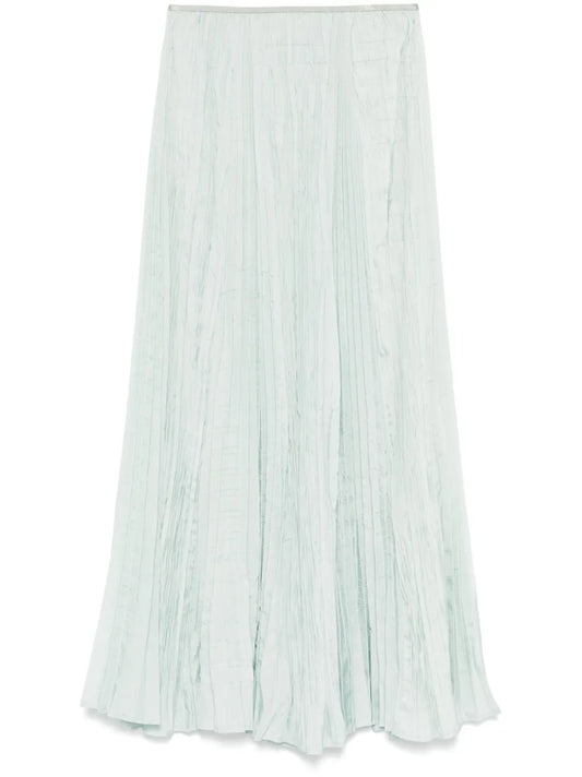 Pleated Midi Skirt