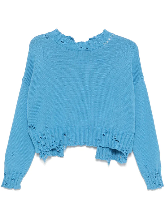 Dishevelled Cotton Sweater