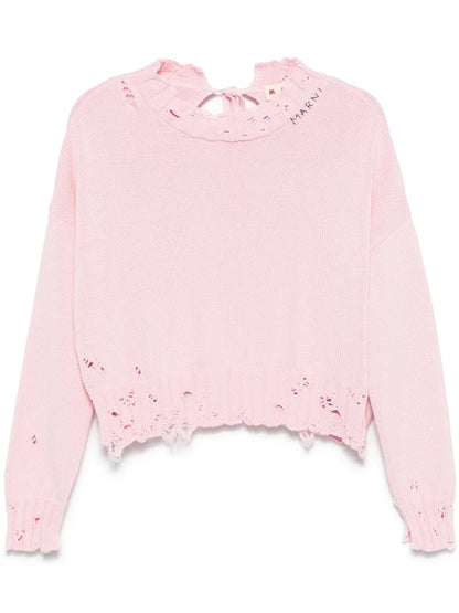 Dishevelled Cotton Sweater