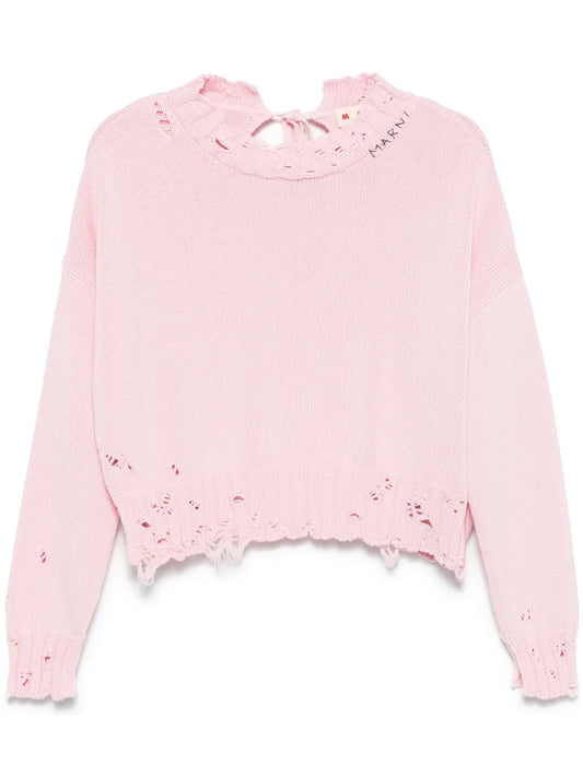 Dishevelled Cotton Sweater