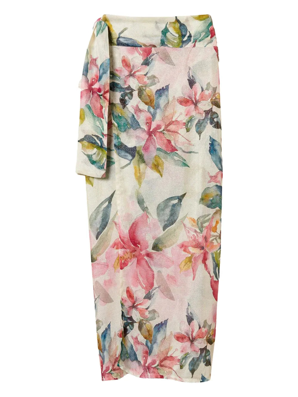 Floral-Print Cover-Up