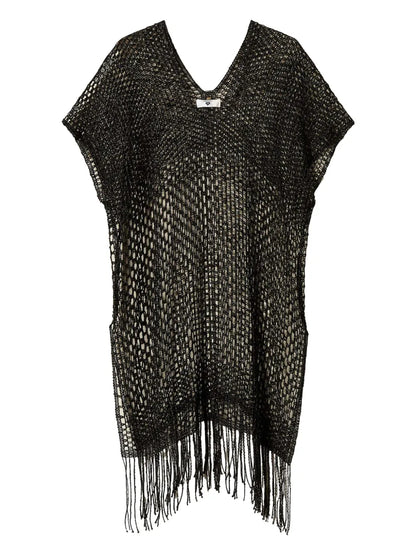 Open-Knit Beach Dress