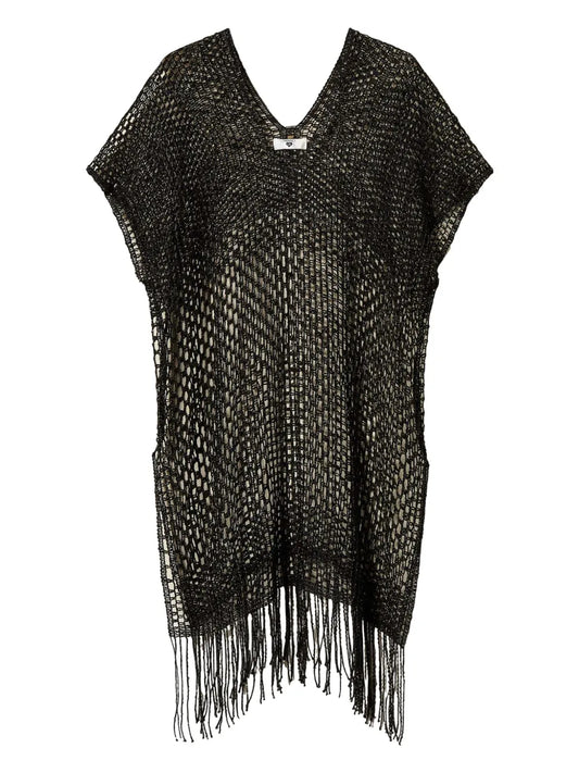 Open-Knit Beach Dress