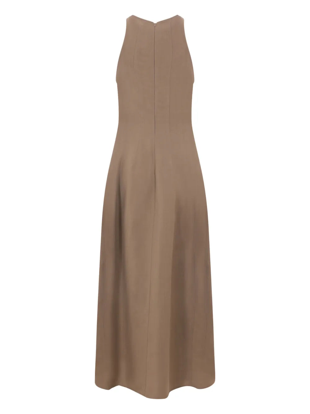 Sleeveless Twill Maxi Dress