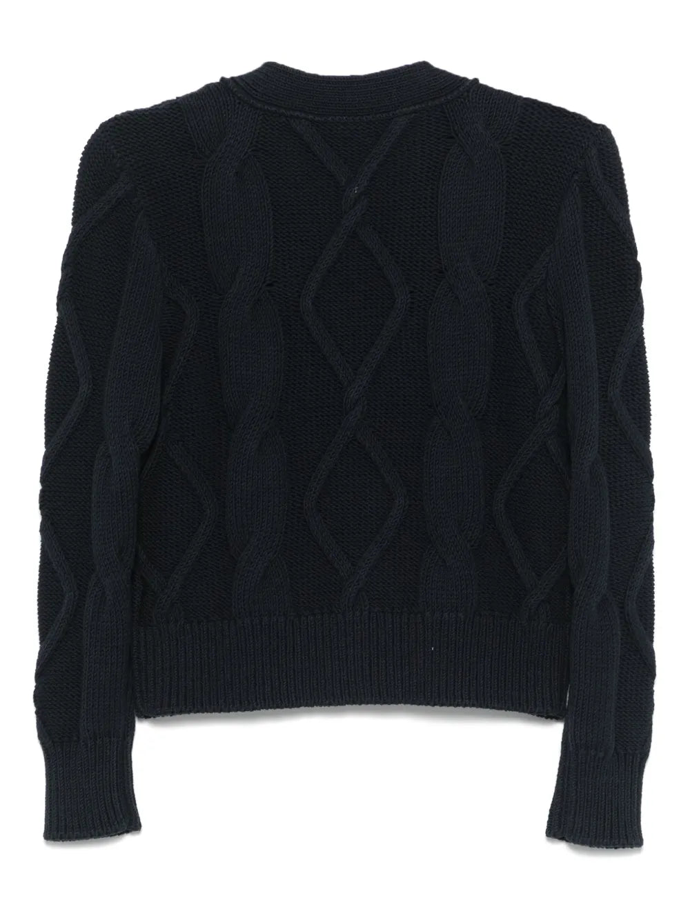 Cotton Cable-Knit Cardigan