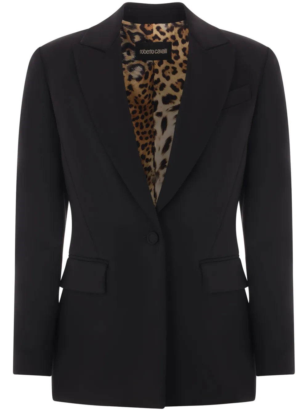 Single-Breasted Cady-Texture Blazer