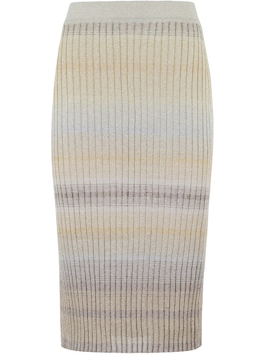 Ribbed-Knit Skirt