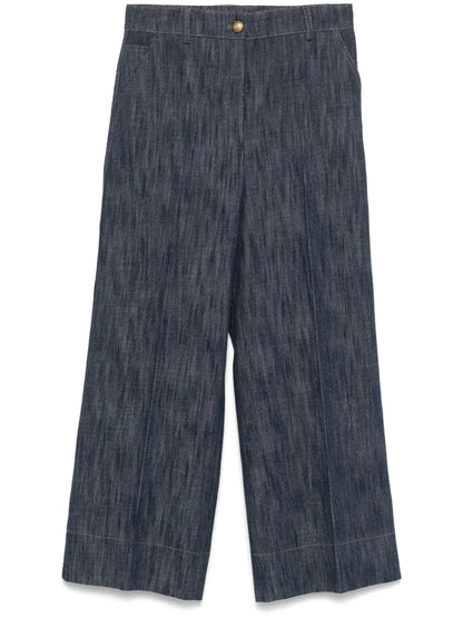 Cropped Wide Jeans