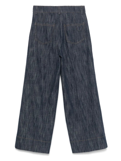 Cropped Wide Jeans