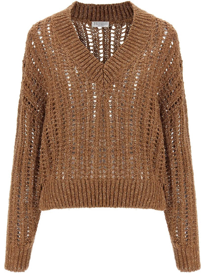 Rustic Dazzling Net Jumper
