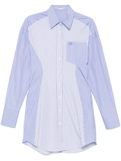 Striped Shirt Mini Dress
