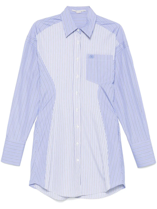 Striped Shirt Mini Dress