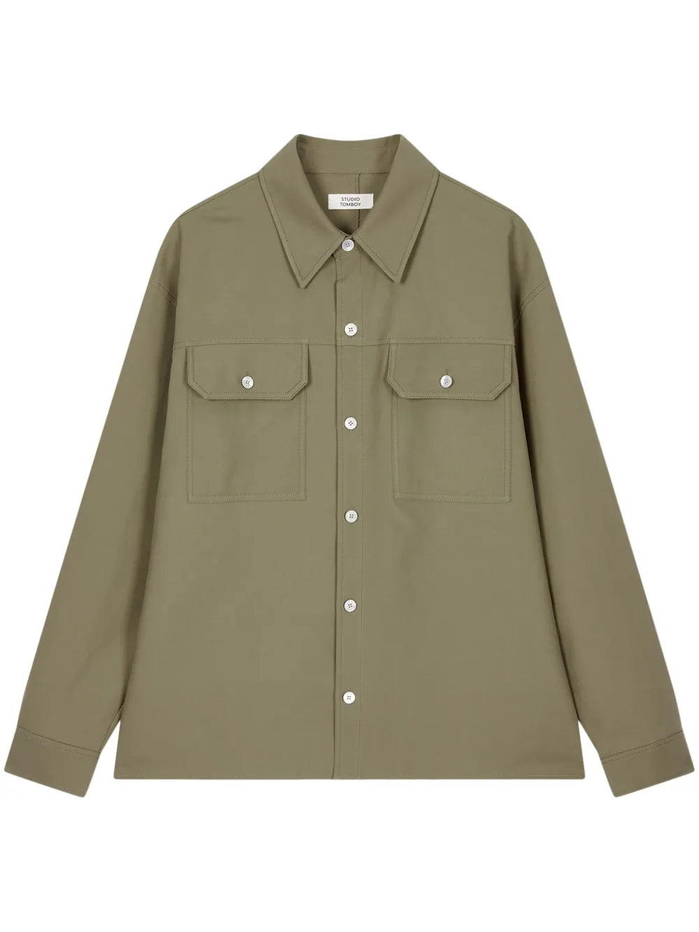 Two-Pocket Cotton Shirt